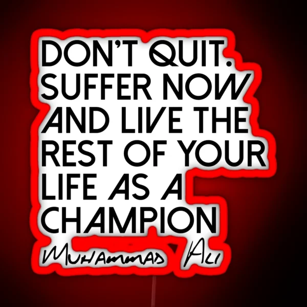 Be A Champion RGB Neon Sign