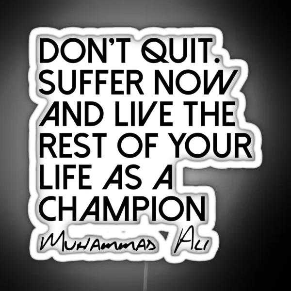 Be A Champion RGB Neon Sign