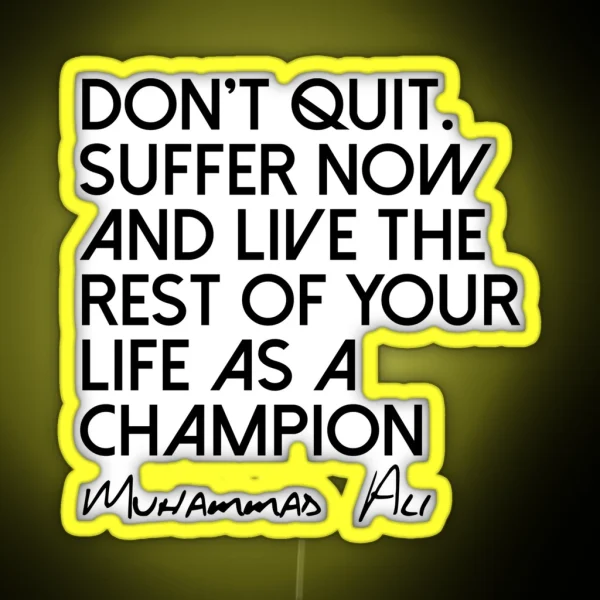Be A Champion RGB Neon Sign