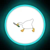 Be Do Crime Untitled Goose Art Game White RGB Neon Sign - Image 3