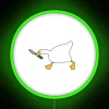 Be Do Crime Untitled Goose Art Game White RGB Neon Sign - Image 4