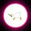Be Do Crime Untitled Goose Art Game White RGB Neon Sign - Image 6