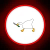 Be Do Crime Untitled Goose Art Game White RGB Neon Sign - Image 2