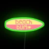 Beach Bum Pink Yellow RGB Neon Sign - Image 4