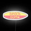 Beach Bum Pink Yellow RGB Neon Sign - Image 5