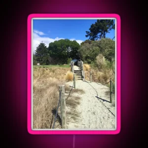 Beach Walkway RGB Neon Sign