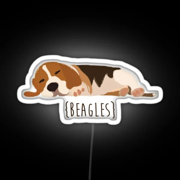Beagles RGB Neon Sign