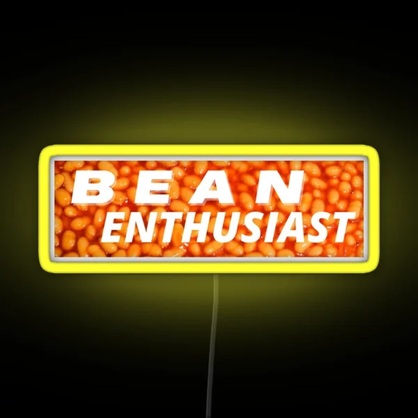 BEAN ENTHUSIAST BUMPER Led RGB Neon Sign