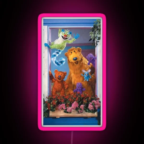 Bear In The Big Blue House RGB Neon Sign