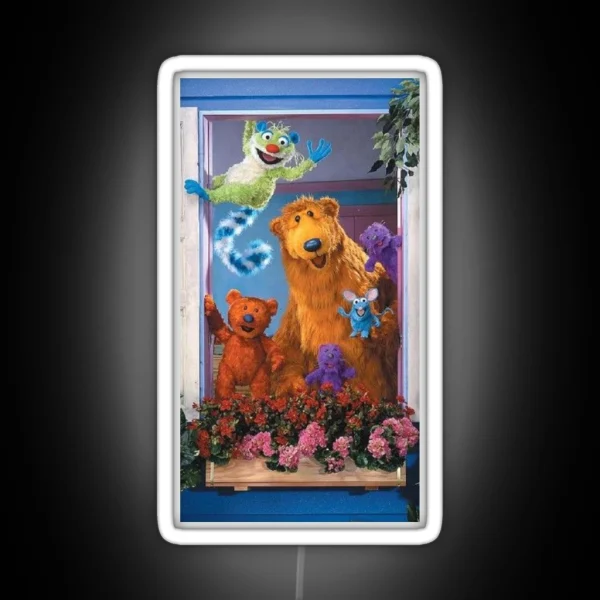 Bear In The Big Blue House RGB Neon Sign