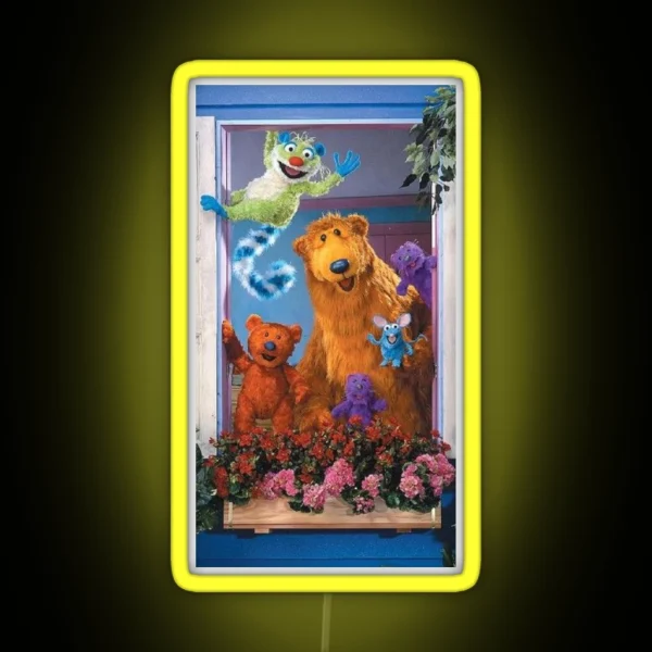 Bear In The Big Blue House RGB Neon Sign
