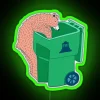 Bear Trash RGB Neon Sign