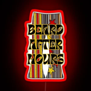 Beard After Hours RGB Neon Sign