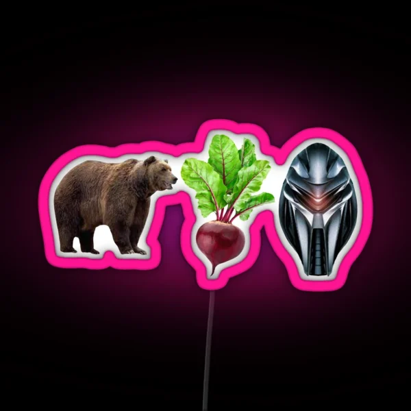 Bears Beets Battle Star Galactica RGB Neon Sign