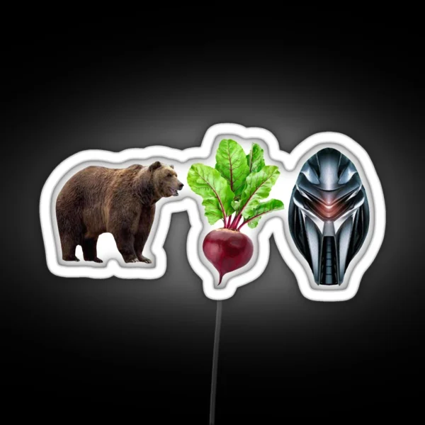 Bears Beets Battle Star Galactica RGB Neon Sign