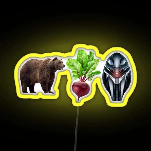 Bears Beets Battle Star Galactica RGB Neon Sign