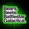 Bears Beets Battlestar Galactica RGB Neon Sign - Image 4