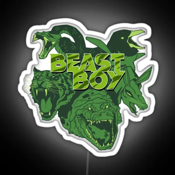 Beast Boy Custom Design RGB Neon Sign