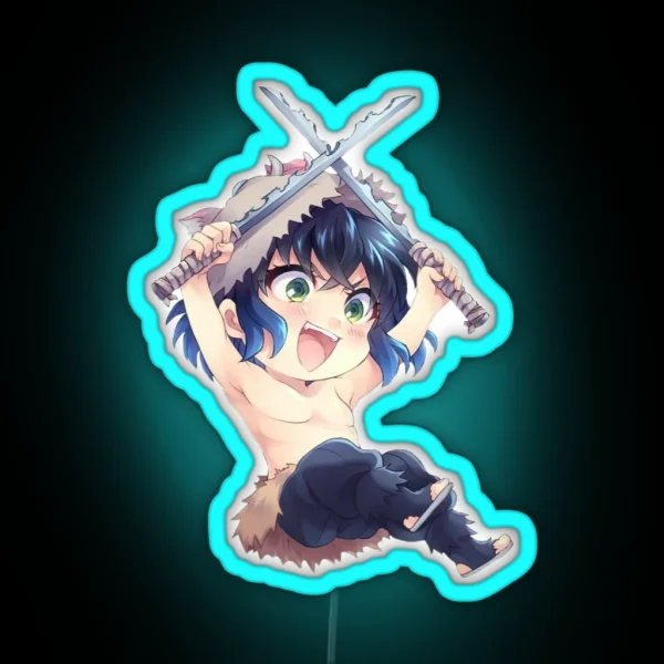 Beast Breathing Guy RGB Neon Sign