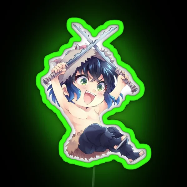 Beast Breathing Guy RGB Neon Sign