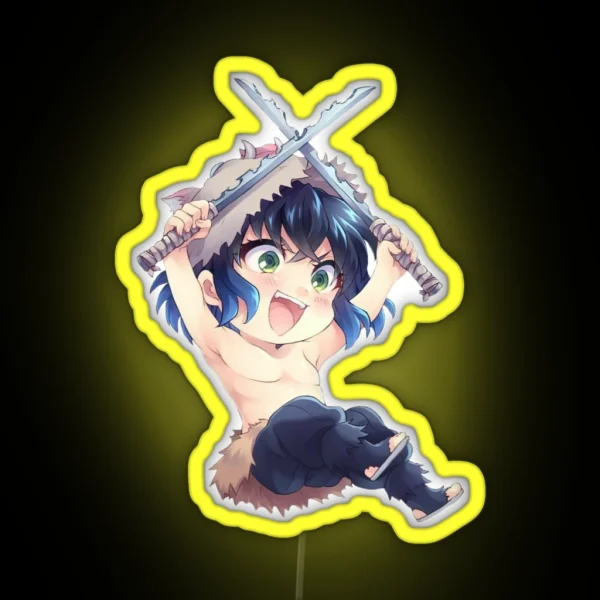 Beast Breathing Guy RGB Neon Sign