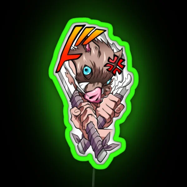 Beast Breathing RGB Neon Sign