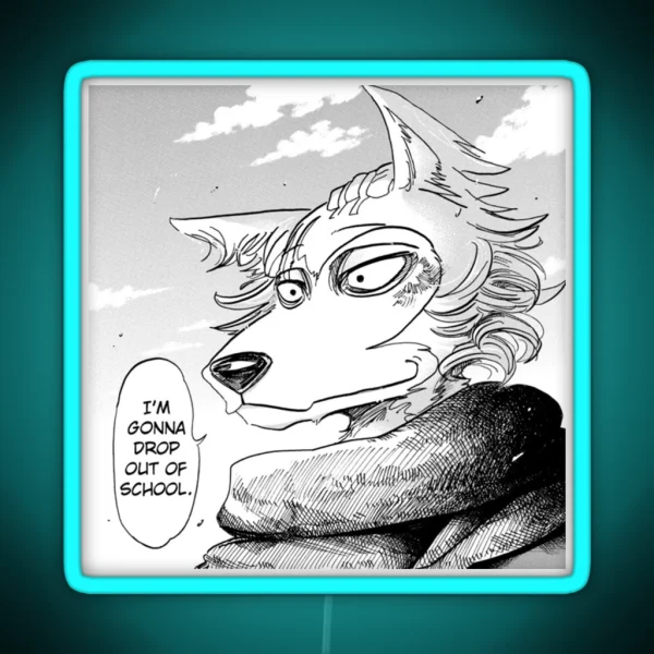 Beastars Anime Legosi RGB Neon Sign