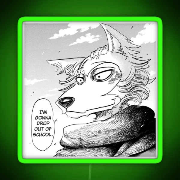Beastars Anime Legosi RGB Neon Sign