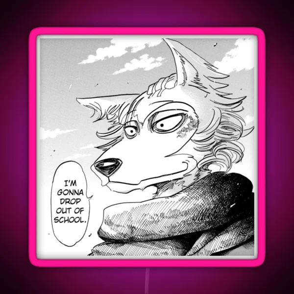 Beastars Anime Legosi RGB Neon Sign