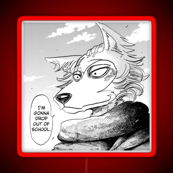 Beastars Anime Legosi RGB Neon Sign