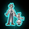 Beastars Haru And Legosi RGB Neon Sign - Image 3