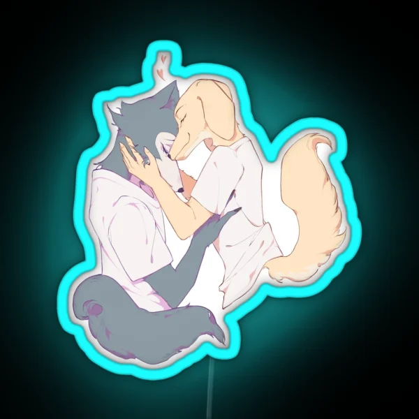 Beastars Jack X Legoshi RGB Neon Sign