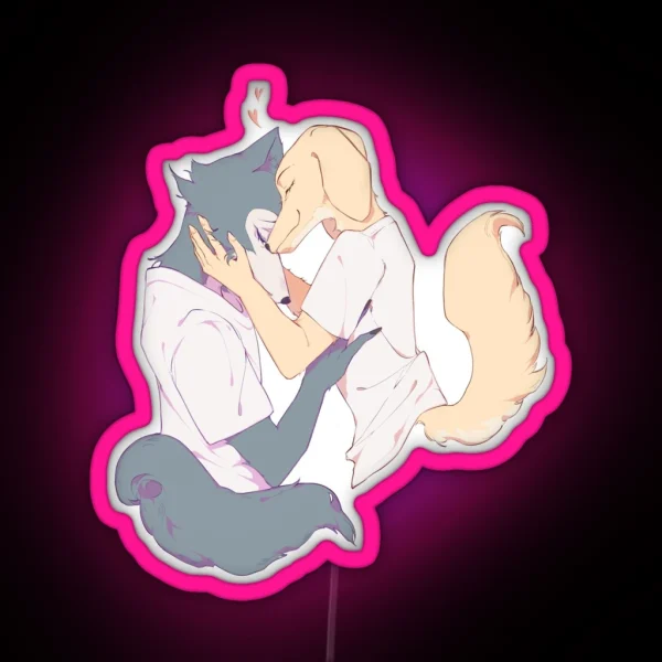 Beastars Jack X Legoshi RGB Neon Sign