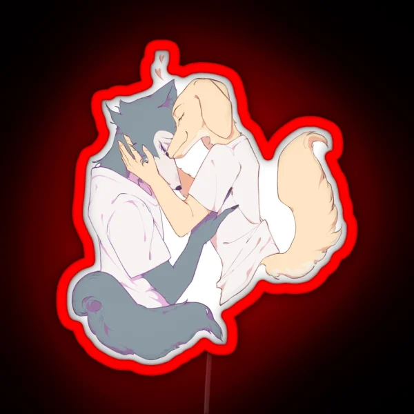 Beastars Jack X Legoshi RGB Neon Sign