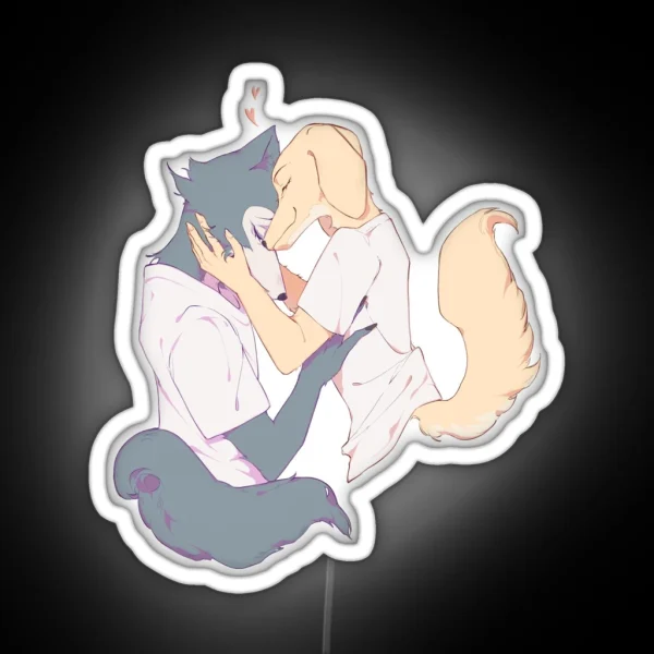Beastars Jack X Legoshi RGB Neon Sign