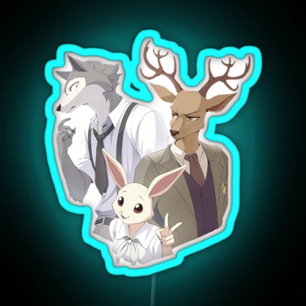 Beastars Legoshi Anime Led RGB Neon Sign