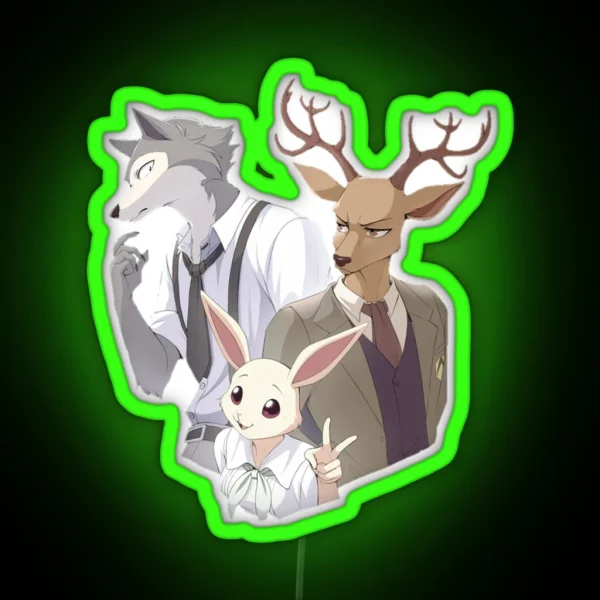 Beastars Legoshi Anime Led RGB Neon Sign