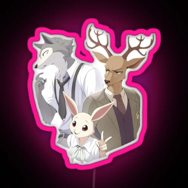 Beastars Legoshi Anime Led RGB Neon Sign