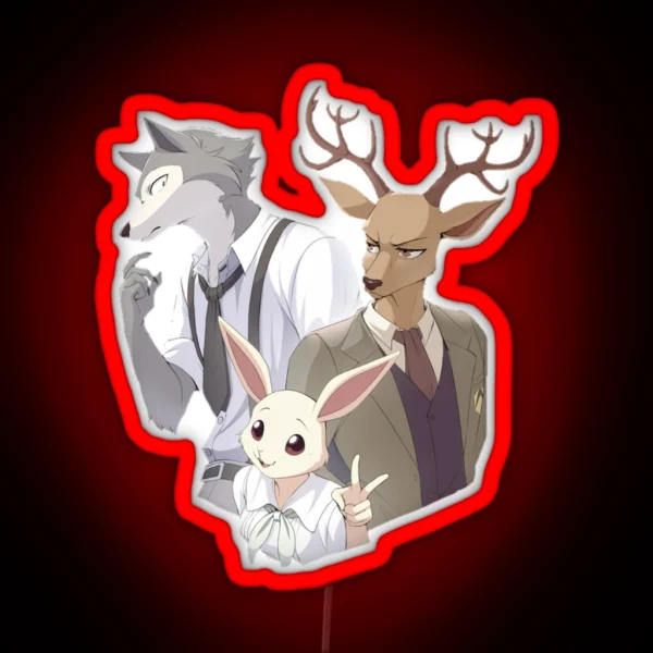 Beastars Legoshi Anime Led RGB Neon Sign