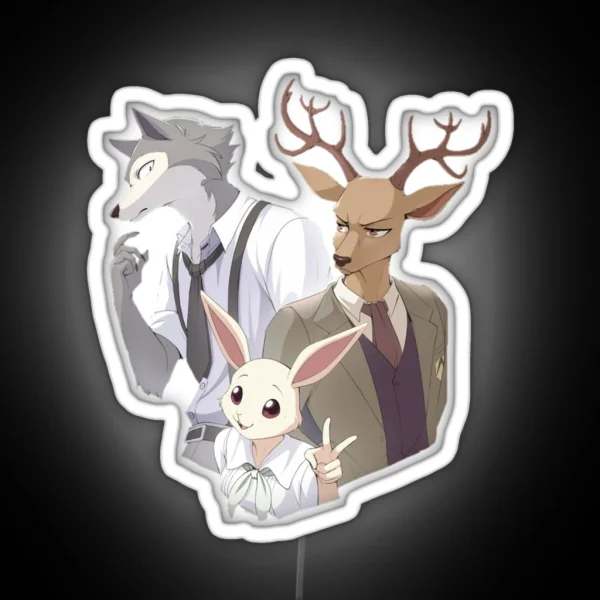 Beastars Legoshi Anime Led RGB Neon Sign