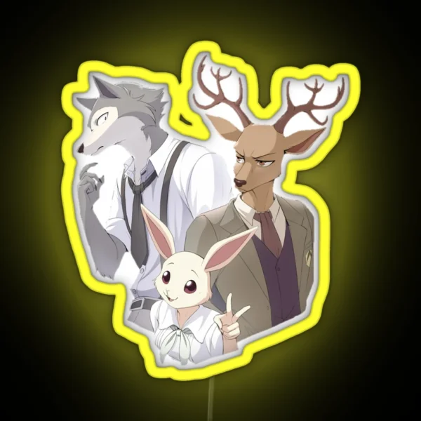 Beastars Legoshi Anime Led RGB Neon Sign