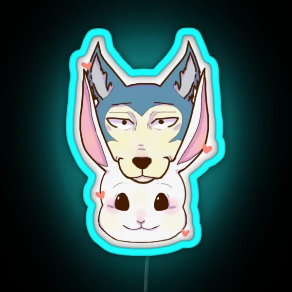 Beastars Legosi And Haru RGB Neon Sign