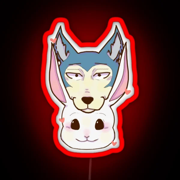 Beastars Legosi And Haru RGB Neon Sign
