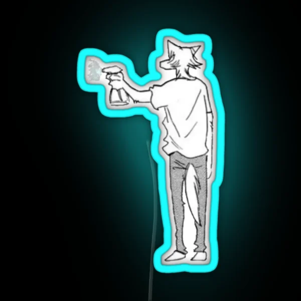 Beastars Legosi Spray RGB Neon Sign