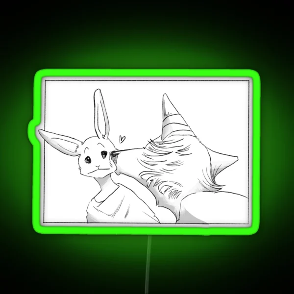 Beastars Legosi X Haru RGB Neon Sign