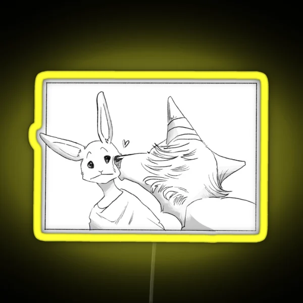 Beastars Legosi X Haru RGB Neon Sign