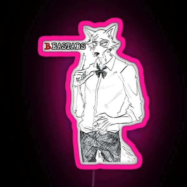 Beastars Logo Legosi RGB Neon Sign