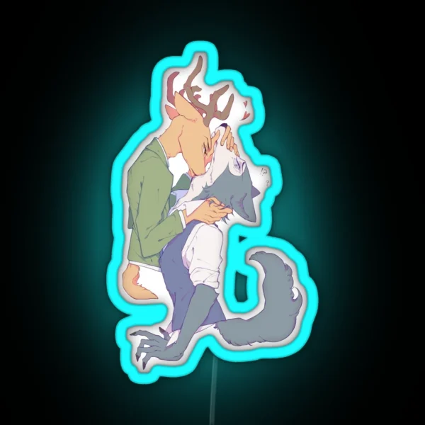 Beastars Louis X Legoshi RGB Neon Sign