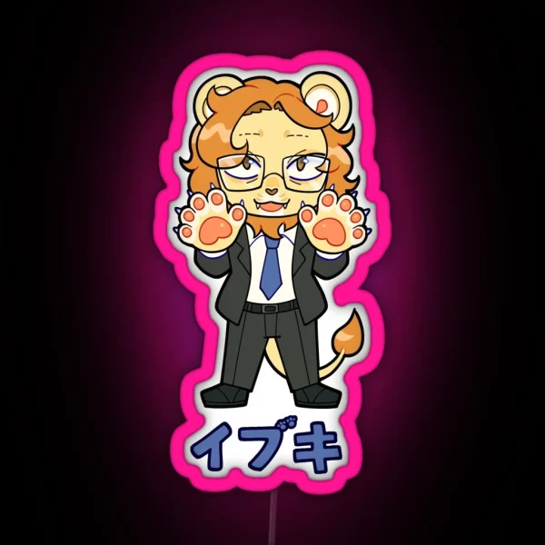 BEASTARS Shishigumi Lion Ibuki Led Pin Button RGB Neon Sign