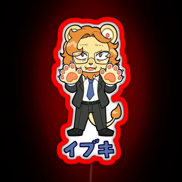 BEASTARS Shishigumi Lion Ibuki Led Pin Button RGB Neon Sign